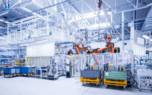 Xử lý khí thải nhà máy điện tử