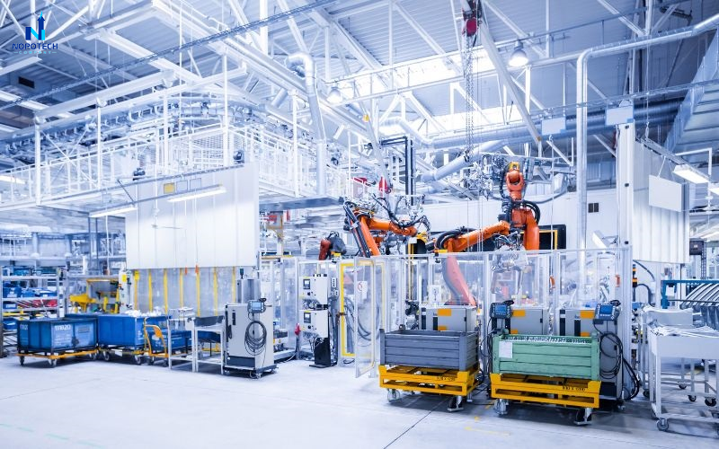Xử lý khí thải nhà máy điện tử
