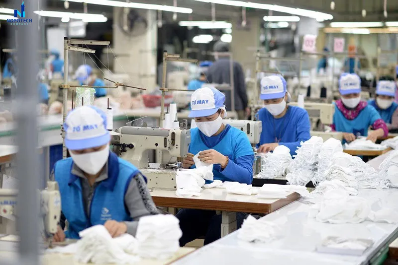 Xử lý khí thải nhà máy may